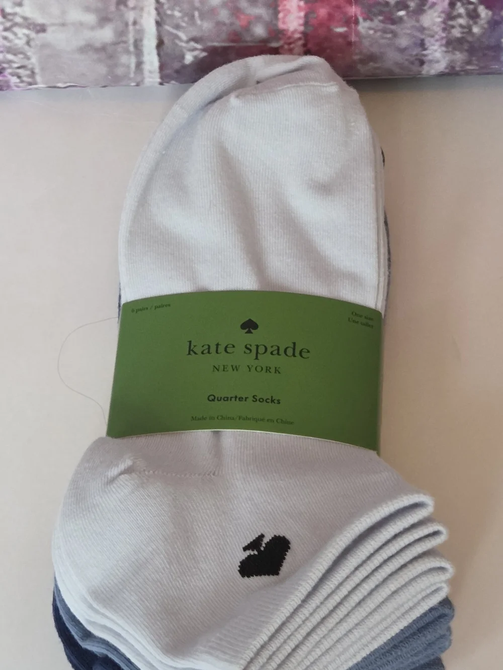 kate spade Socks 6 Pack NWT